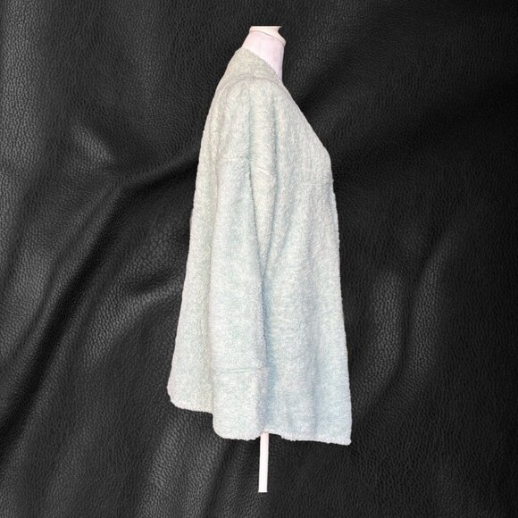 *NWT* Soft Surroundings Soft Blue Cozy Up Cardi Size L - Cozycore, Cabincore - Picture 3 of 10